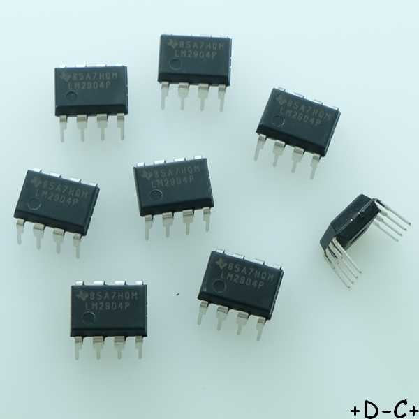 LM2904P Low power, bipolar op-amp DIP-8 Texas RoHS (lot de 8)