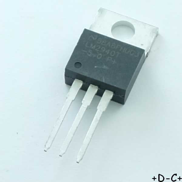LM2940T-5 1-A Low Dropout Regulator 5V TO-220-3 National RoHS