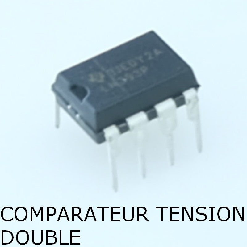 LM393P Comparateur tension double DIP-8 Texas