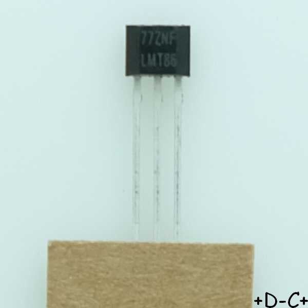 LMT86LPGM Temperature Sensor Analog TO-92 Texas RoHS