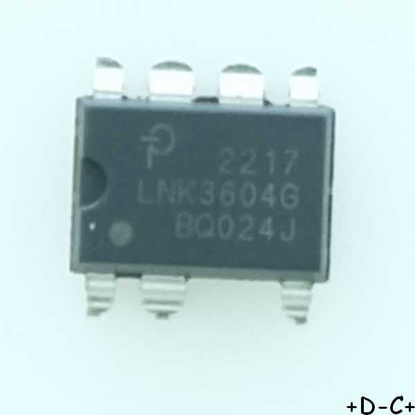 LNK3604G Convertisseur AC/DC Flyback 85V à 265VAC SMD-8 Power Integrations