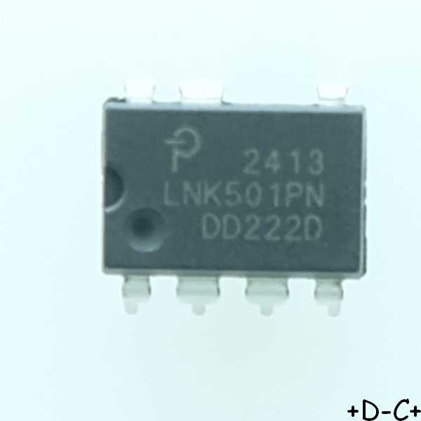 LNK501PN Commutatateur OFFLINE 6.5W DIP-8 Power Integrations