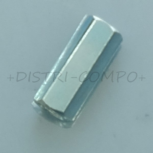Entretoise M3 femelle femelle longueur 11mm acier RAF M1258-3005-S-12 - Distri-Compo