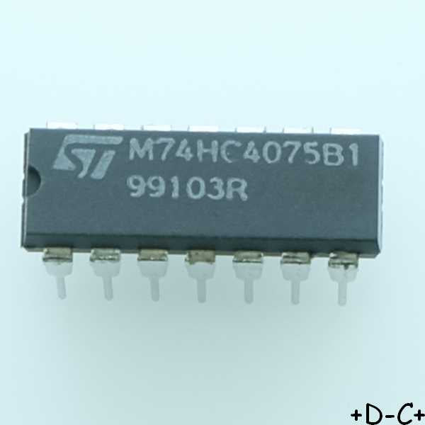 M74HC4075B1 Triple 3-input or gate STM