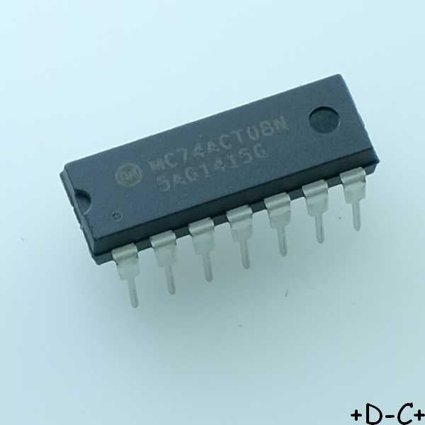 MC74ACT08NG And gate 4-Element 2-IN DIP-14 ON Semiconductor