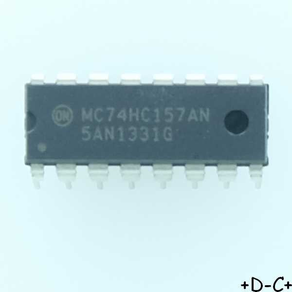 MC74HC157ANG Quad 2-Input Data Selectors Multiplexers DIP-16 ONS RoHS