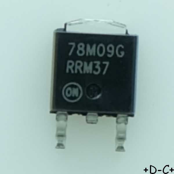 MC78M09CDTG Régulateur +9V 500mA TO252-3 ONS RoHS