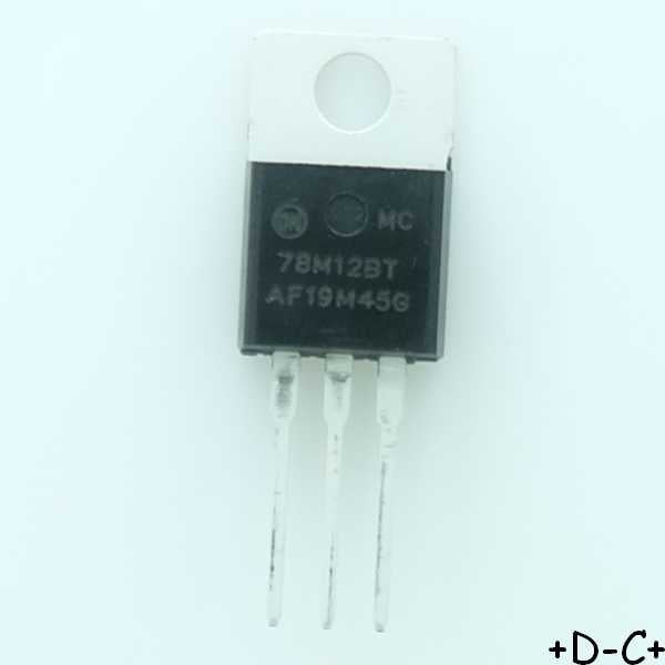 MC78M12BTG Regulateur +12V 500mA TO-220 ONS RoHS