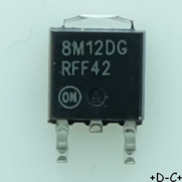 MC78M12CDTG Régulateur +12V 500mA TO252-3 ONS RoHS