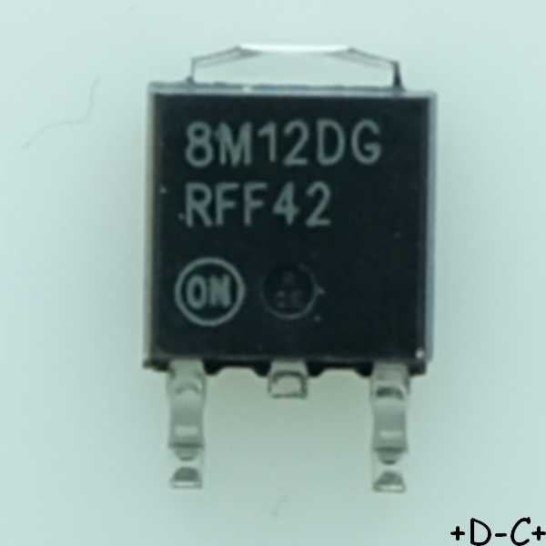 MC78M12CDTG Régulateur +12V 500mA TO252-3 ONS RoHS
