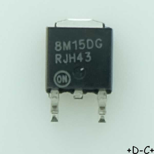MC78M15ACDTG Regulator Positive 15V 500mA DPAK ONS RoHS