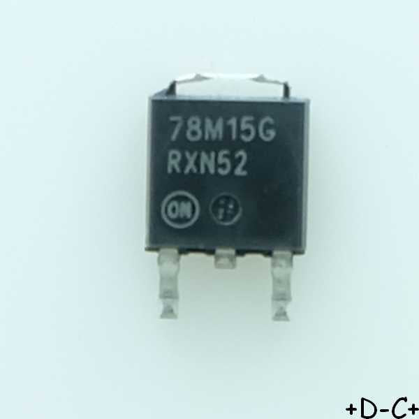MC78M15CDTG Regulateur +15V 500mA TO252-3 ONS RoHS
