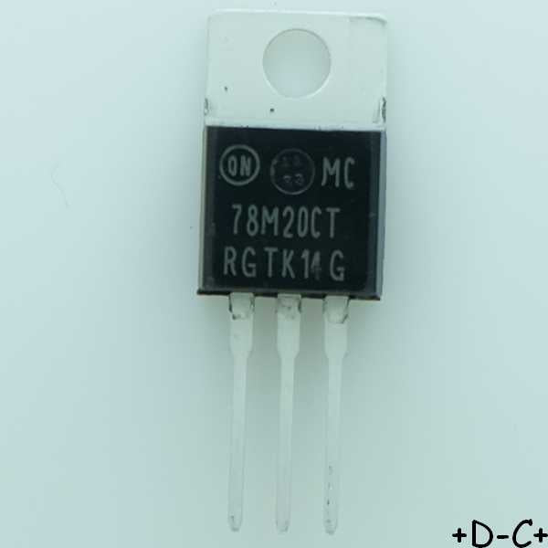 MC78M20CTG Regulator Positive 20V 500mA TO-220 ONS RoHS