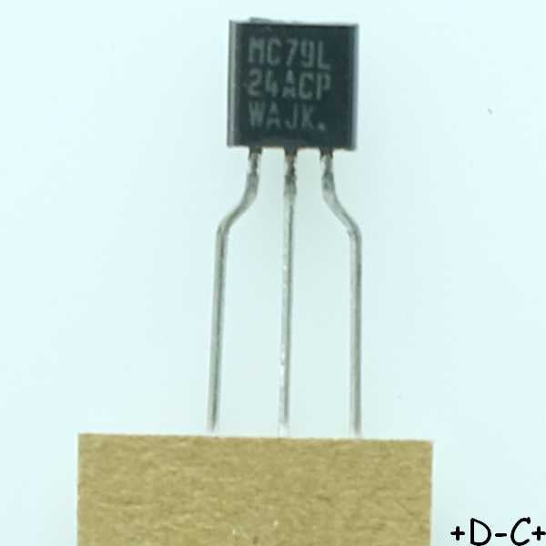 MC79L24ACPG Régulateur -24V 100mA TO-92 ONS - Distri-Compo