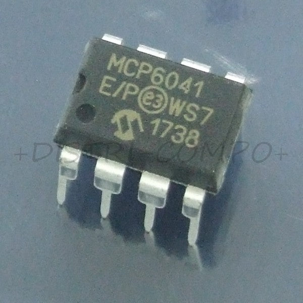 MCP6041-E/P Amplificateur opérationnel simple 14kHz PDIP-8 Microchip