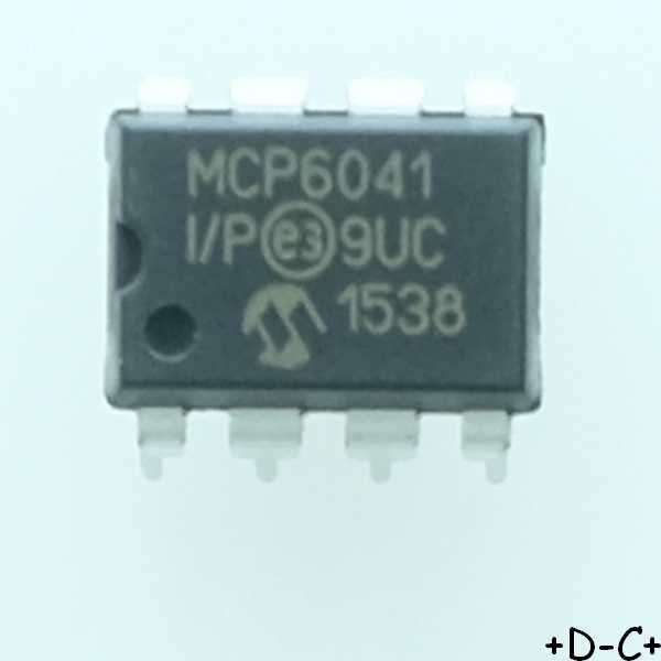 MCP6041-I/P Ampli OP GP R-R I/O 6V PDIP-8 Microchip