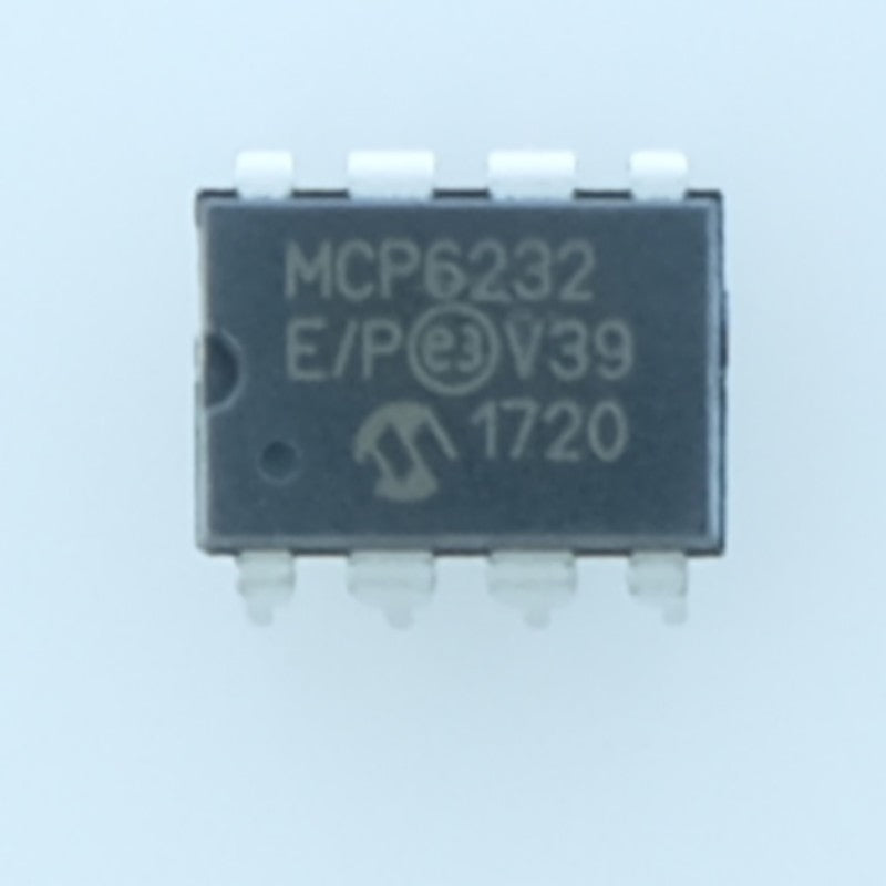 MCP6232-E/P Operational Amplifier R-R I/O DIP-8 Microchip - Distri-Compo