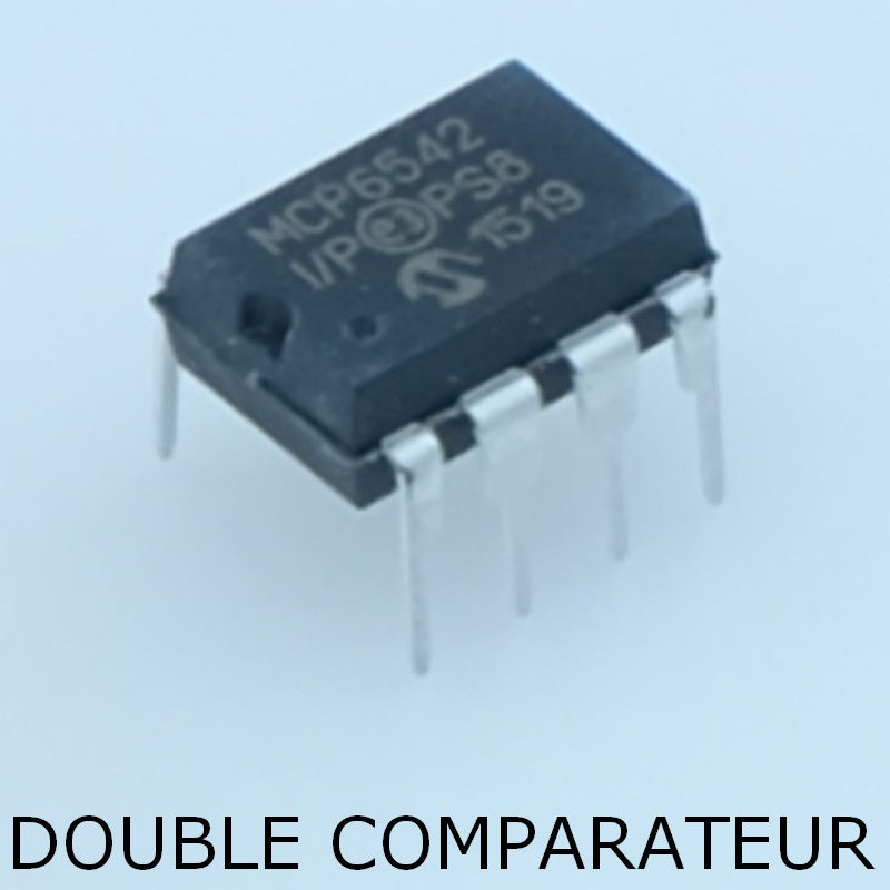 MCP6542-I/P Comparateur sortie Push-Pull DIP-8 Microchip