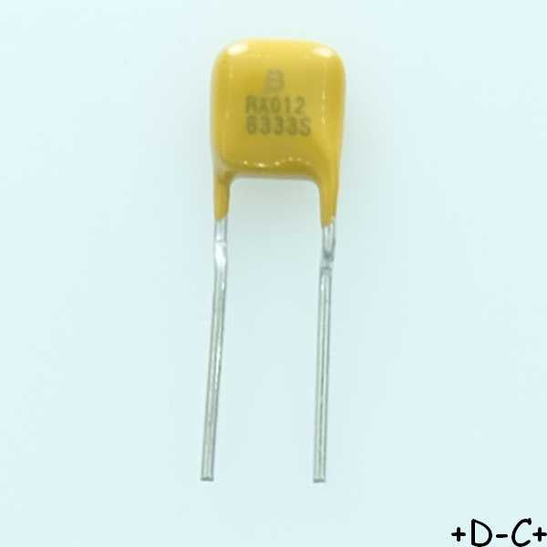 Fusible réarmable PTC 0.12A 60VDC 3A MF-RX012/250-0 Bourns