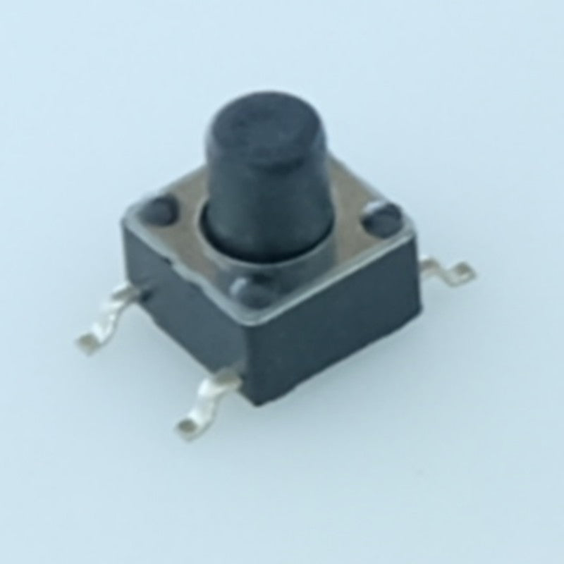 Bouton 7mm poussoir miniature 6x6mm 12VDC 50mA CMS