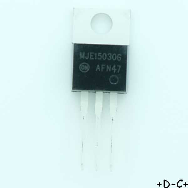 MJE15030G Transistor BJT NPN 150V 8A 50W TO-220AB ONS - Distri-Compo