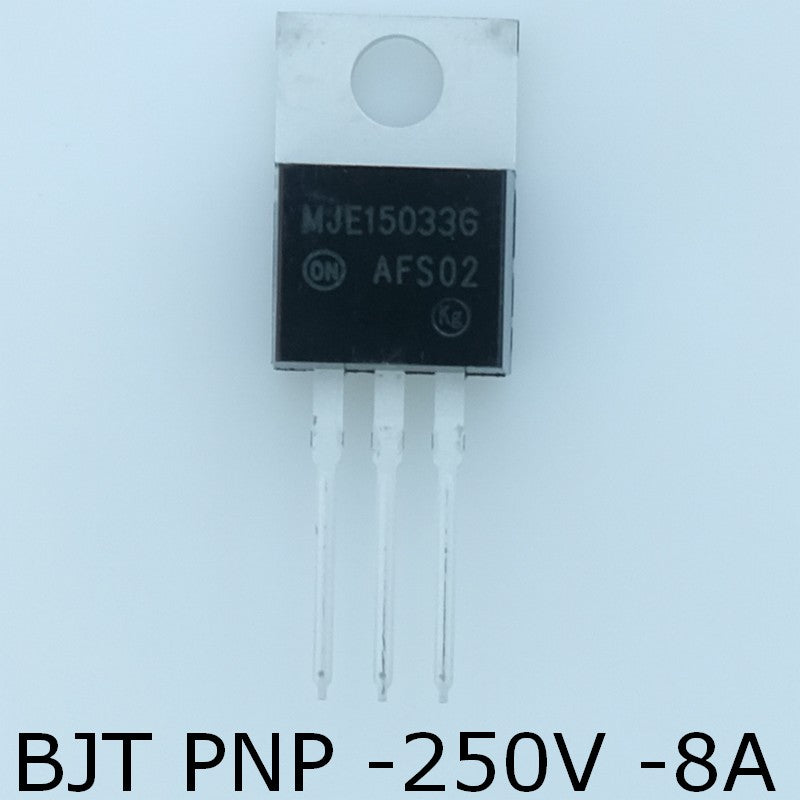 MJE15033G Transistor BJT PNP 250V 8A 50W TO-220 ONS - Distri-Compo