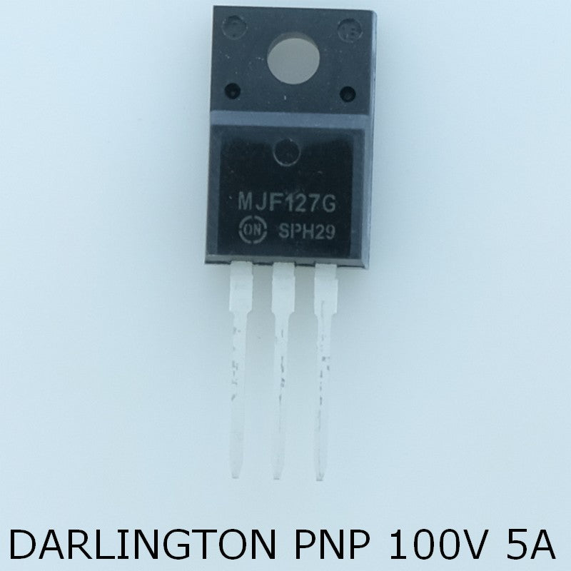 MJF127G Transistor Darlington PNP 100V 5A 2W TO-220FP ONS - Distri-Compo