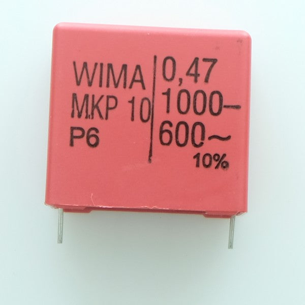 Condensateur film PP MKP10 100nF 1000VDC 600VAC 8.5x18.5x26.5mm pas22.5 10% Wima