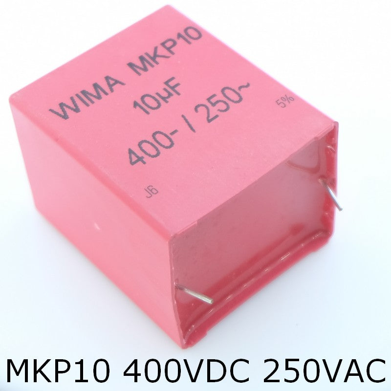 Condensateur film PP MKP10 10µF 400VDC 250VAC 35x50x41.5mm pas37.5 5% Wima