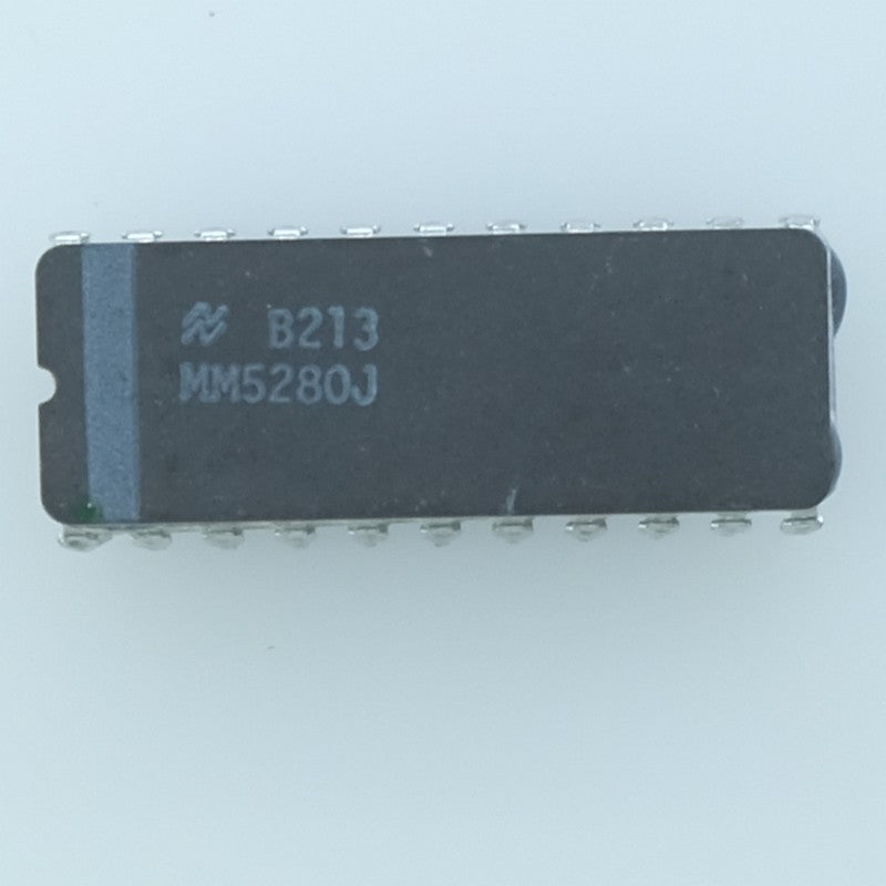MM5280J DRAM NMOS 4Kbit (4096×1) 200ns alimentation triple CERDIP-22 National