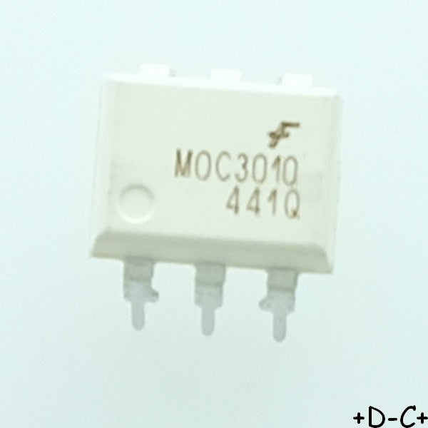 MOC3010M Optocoupleur triac driver output DIP-6 Fairchild - Distri-Compo