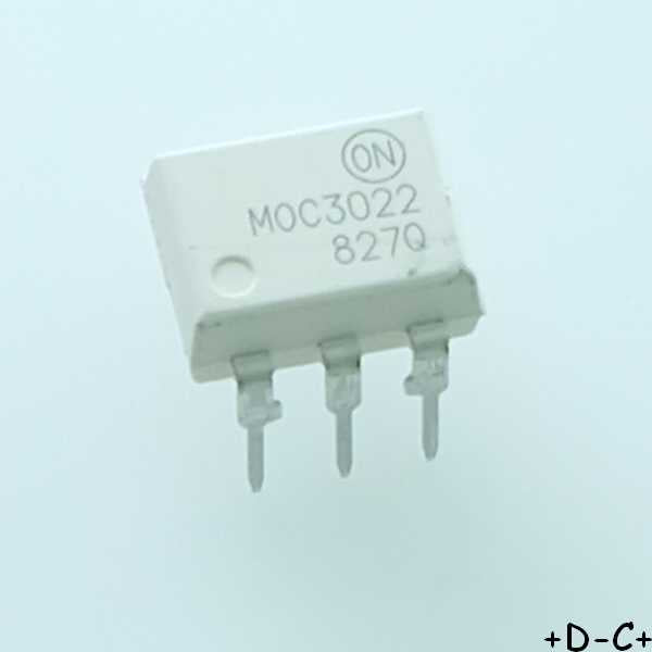 MOC3022M Optocoupler triac driver output 400V DIP-6 Fairchild RoHS
