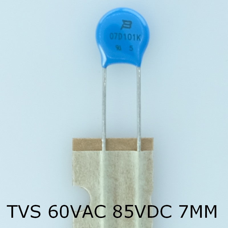 MOV-07D101K Varistance MOV 60VAC 85VDC 7mm 100V Bourns