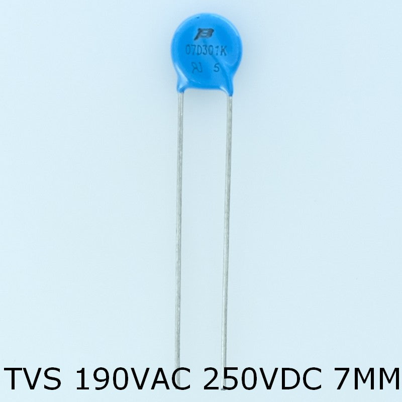 MOV-07D301K Varistance MOV 190VAC 250VDC 7mm 500V Bourns