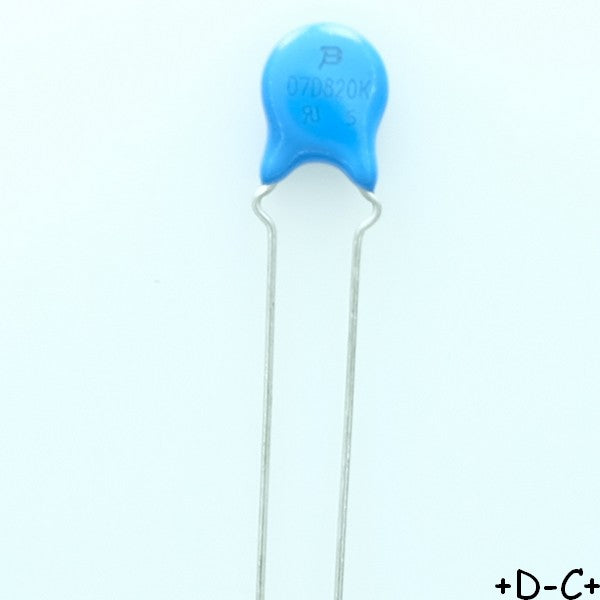 MOV-07D820K Varistance MOV 50VAC 65VDC 7mm 135V Bourns - Distri-Compo