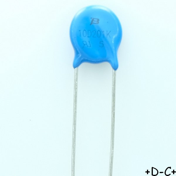 MOV-10D201K Varistance MOV 130VAC 170VDC 10mm 340V Bourns