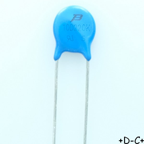 MOV-10D220K Varistance MOV 14VAC 18VDC 10mm 22V Bourns RoHS