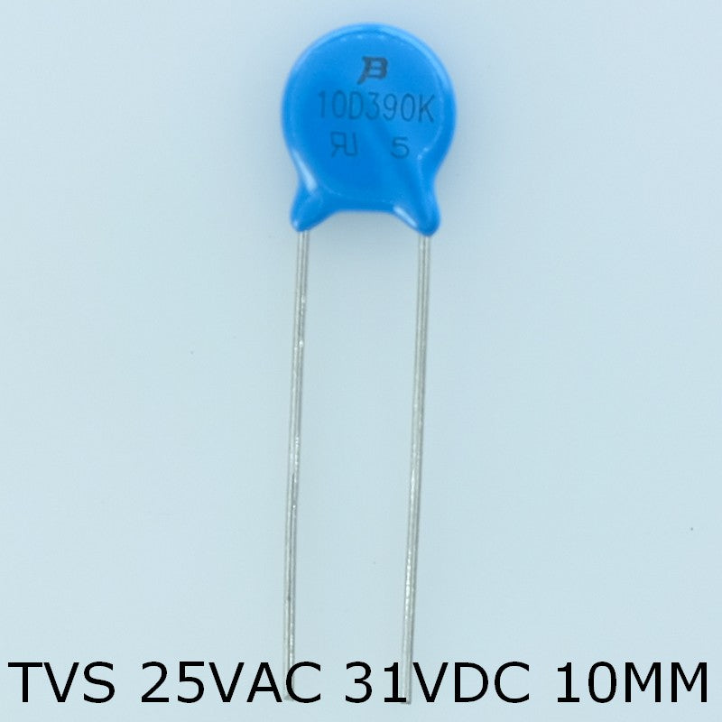 MOV-10D390K Varistance MOV 25VAC 31VDC 10mm 77V Bourns