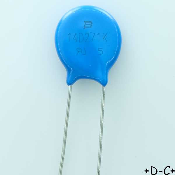 MOV-14D271K Varistance MOV 175VAC 225VDC 14mm 270V Bourns RoHS