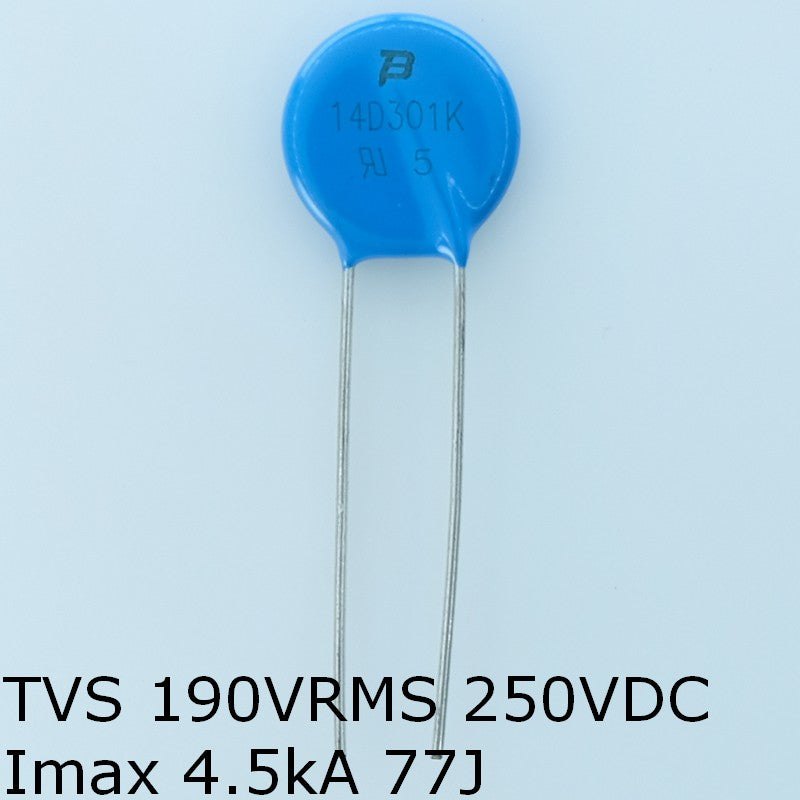 MOV-14D301K Varistance MOV 190VAC 250VDC 14mm 500V Bourns