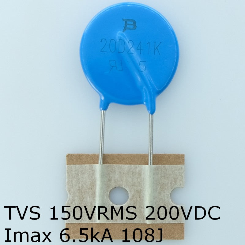 MOV-20D241K Varistance MOV 150VAC 200VDC 20mm 395V Bourns