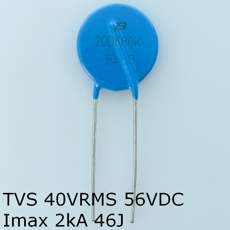 MOV-20D680K Varistance MOV 40VAC 56VDC 20mm 68V Bourns