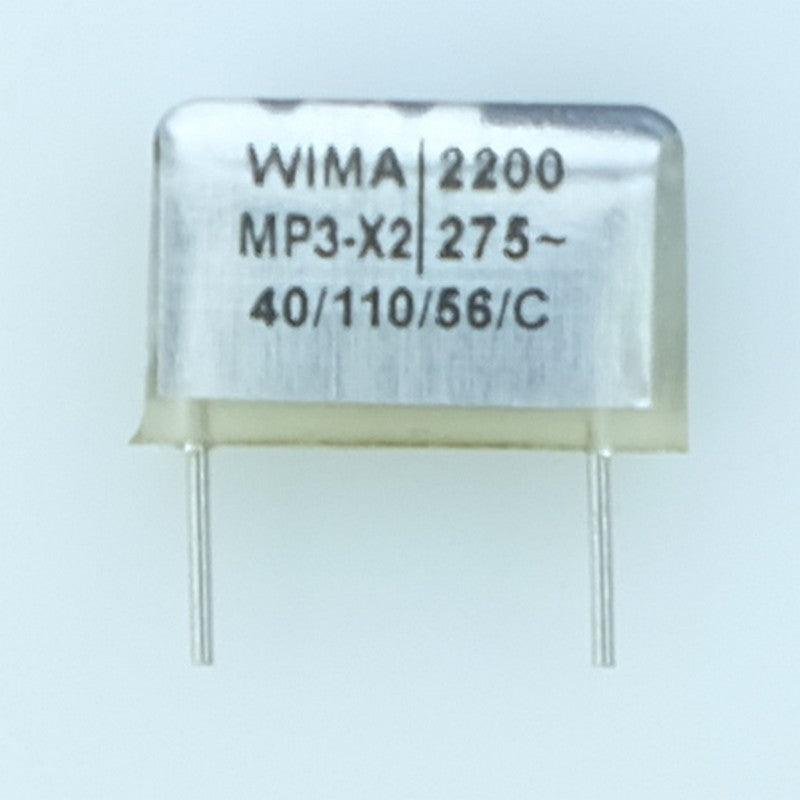 Condensateur MP3-X2 2.2nF 275Vac 4x8.5x13.5mm pas10 Wima