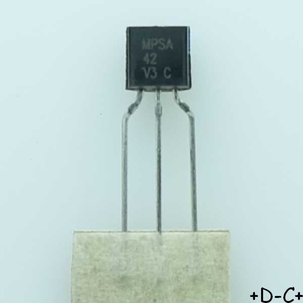 MPSA42 Transistor bipolaire NPN 300V 500mA TO-92 Diotec RoHS