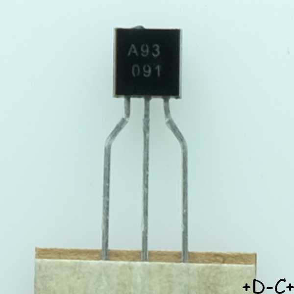 MPSA93 Transistor BJT PNP 200V 500mA 625mW TO-92 MCC RoHS