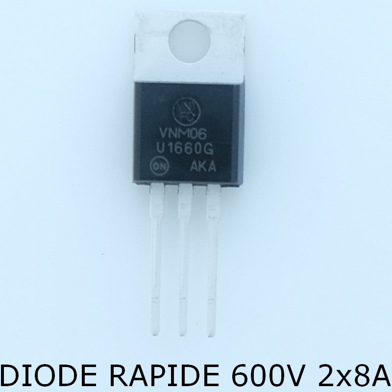 MUR1660CTG Diode de puissance 600V 16A TO-220-3 ONS - Distri-Compo