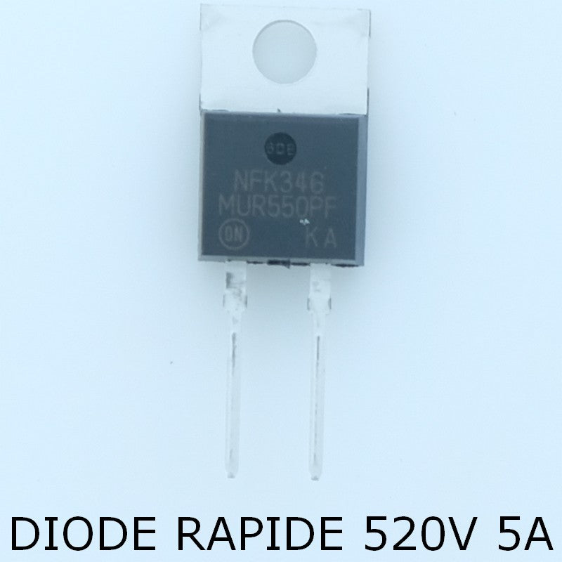 MUR550PFG Rectifier Diode Switching 520V 5A TO-220AC ONS - Distri-Compo