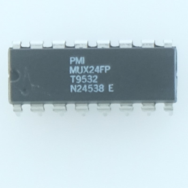 MUX24FP Multiplexeur analogique JFET double 4→1 (ou 8→1) DIP-16 PMI
