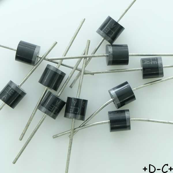 P600B - 6A1 Diode redressement 100V 6A (lot de 10)
