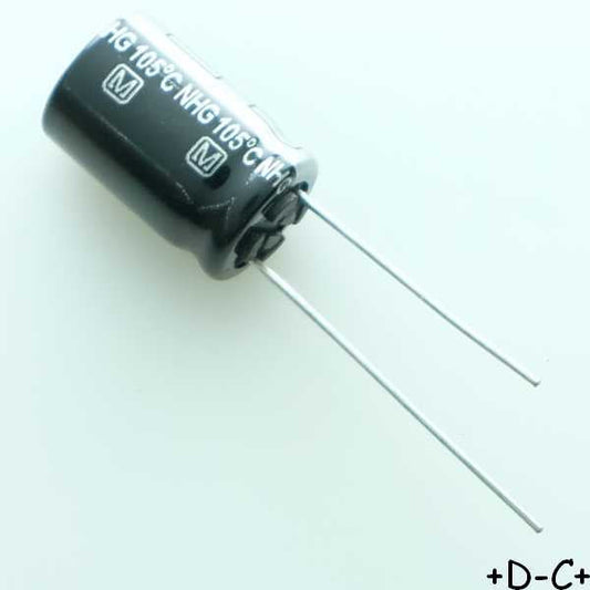Condensateur 22µF 400V 12.5x25mm pas5 105° NHG-A Panasonic ECA2GHG220 RoHS